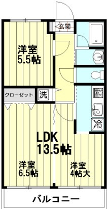 1LDKと2DKどちらでも使えます！