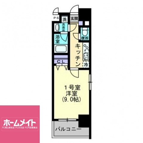SOLANA higashifurumatsuの間取り