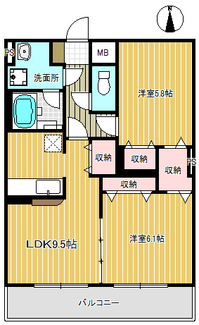 パミール大成の間取り