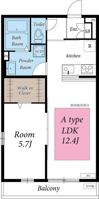 リブリ・PLAISIRの間取り