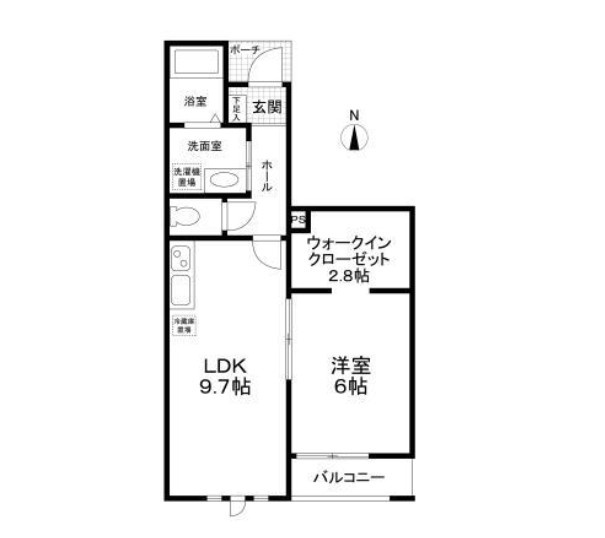 Lanai House 393 Noahの間取り