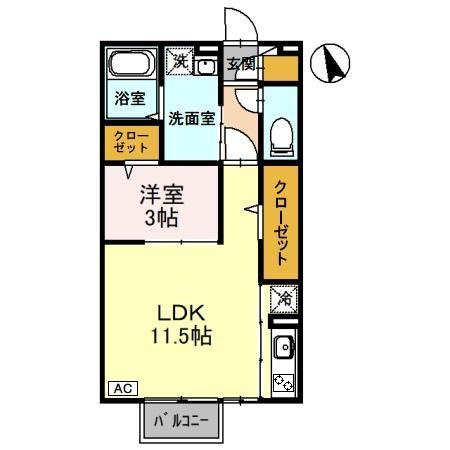 エスポワールBの間取り
