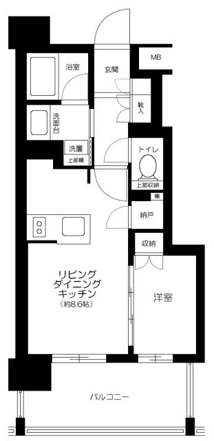 グローリオ田町の間取り|間取りです。