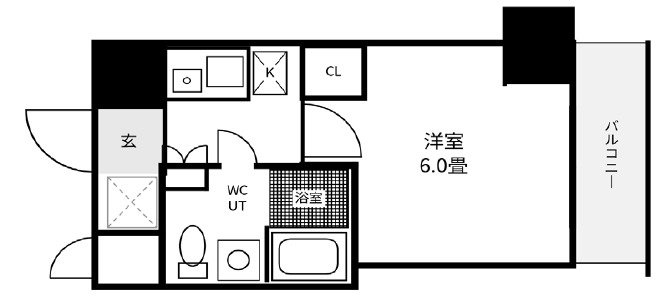 サムティ土佐堀Riberaの間取り