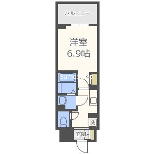 クローバー・ビュー上本町の間取り