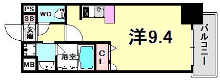アスヴェル神戸ハーバーサイドの間取り