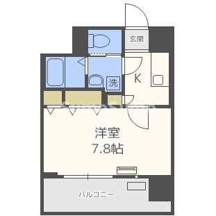 ミラージュパレス難波東レジデンスの間取り