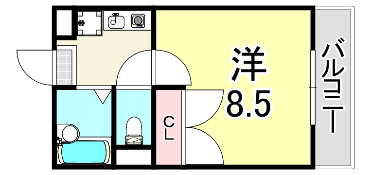 レオパレスみそのの間取り