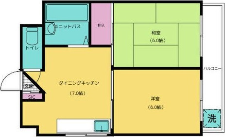 グリーンコーポ大石の間取り