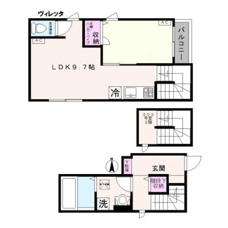 【間取り】 | ヴィレッタ | 間取りです。