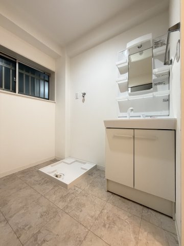 双輪建物第八コーポの洗面所