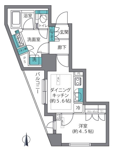 ブランズ三鷹の間取り