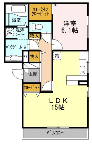 コンフォール長居東の間取り