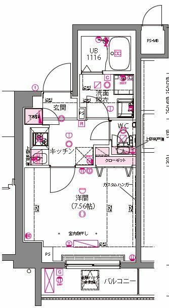 ライジングプレイス両国三番館の間取り
