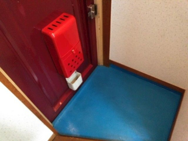 メゾンタネムラの玄関
