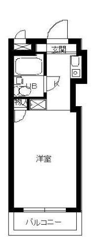 スカイコート品川第２の間取り|間取りです。