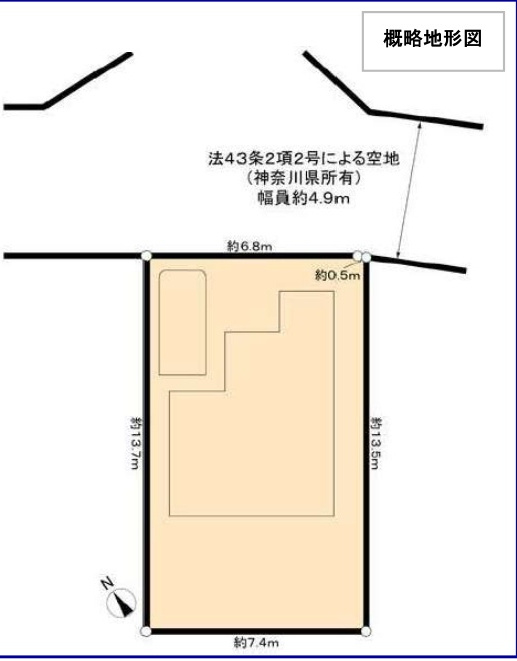 泉区上飯田町 中古戸建 1980万円の区画図