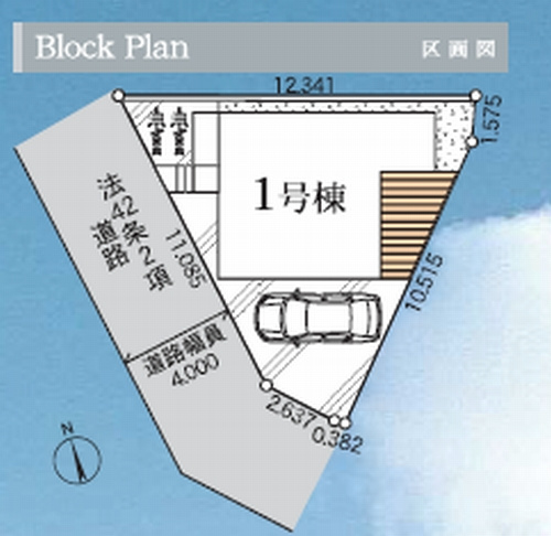 【仲介手数料０円】藤沢市辻堂1丁目　新築一戸建ての区画図|藤沢市辻堂1丁目　新築一戸建て
