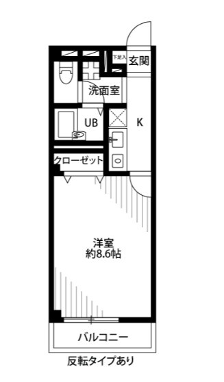 アンプルール フェールコートの間取り