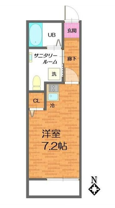Casa　Moma矢野口Ⅰの間取り