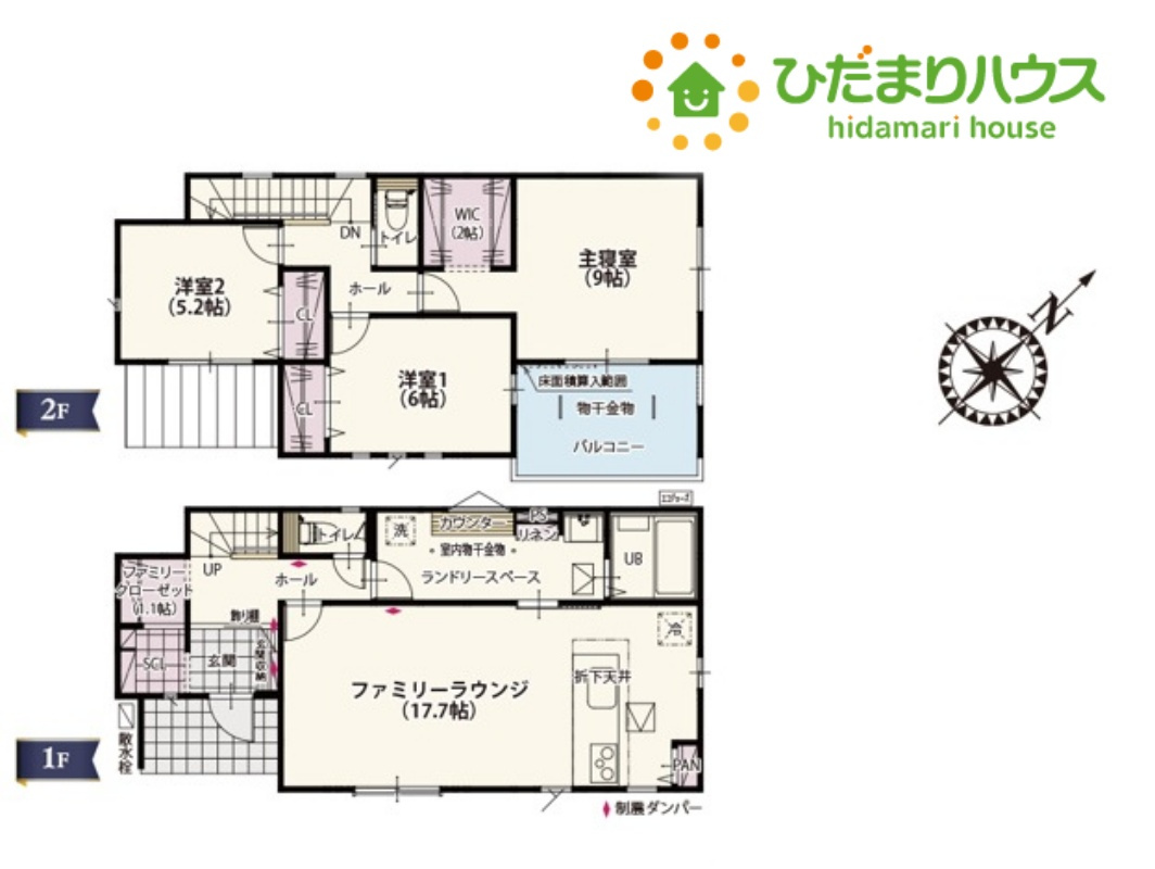 行田市佐間　第3期　新築一戸建て　ワイウッドコート　04の間取り