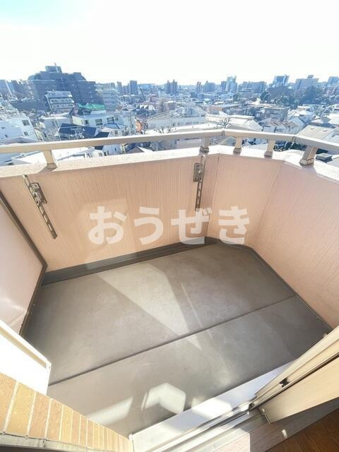 グランヴァン大井町のバルコニー