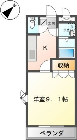 サンコート・ヴィラの間取り