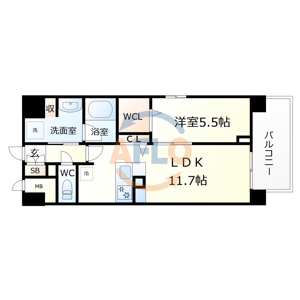 Sunny　Placeの間取り|Sunny　Place　間取り