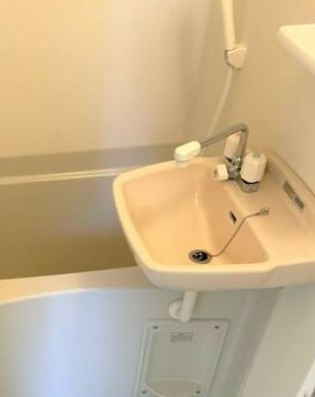 ラフィネ上中里の洗面所