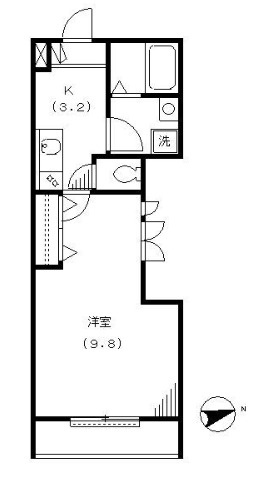 オンディーヌ　グルエⅡの間取り