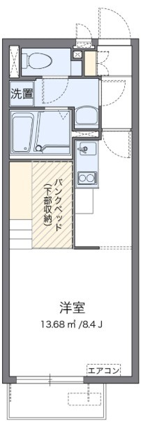 ミランダオリーブガーデンⅡの間取り
