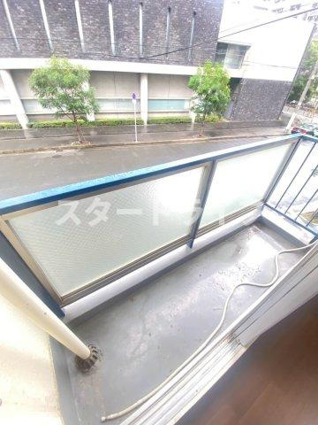 大阪市東淀川区東中島１丁目の賃貸マンションのバルコニー