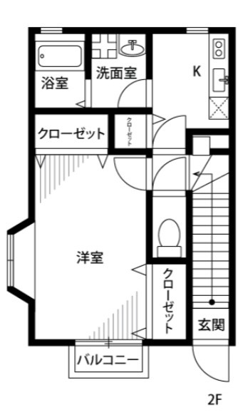 アムール大和田の間取り