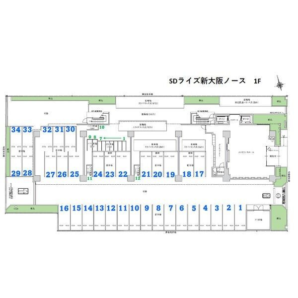 スプランディッドライズ新大阪ノースの間取り