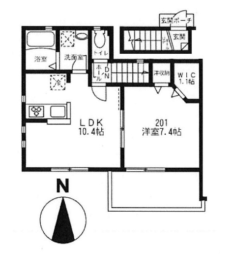 ルシアンの間取り