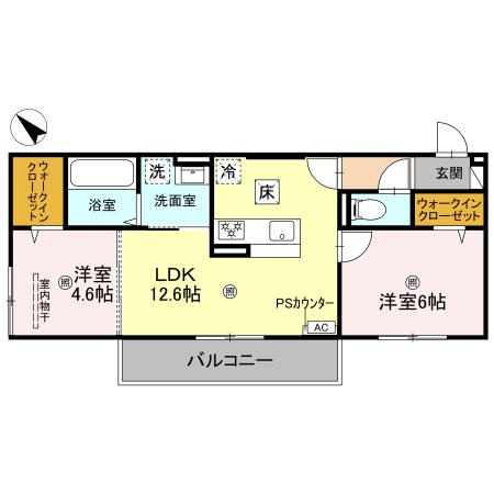 穂乃香Ⅰ の間取り
