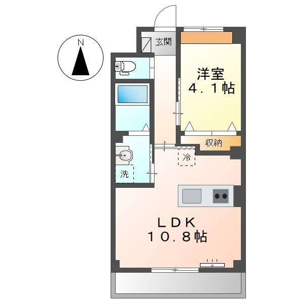 ユーハウスⅡの間取り