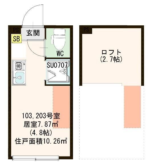 ハーモニーテラス中板橋Ⅲの間取り