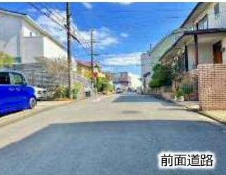 泉区緑園6丁目 中古戸建 7580万円の前面道路含む現地写真
