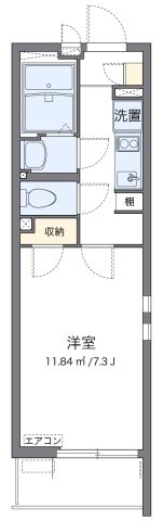 クレイノ城山Ⅲの間取り|代表的な間取のため実際の間取とは異なる場合があります