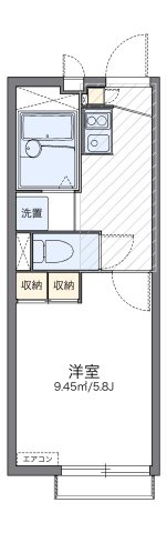 レオパレスプリマベーラの間取り