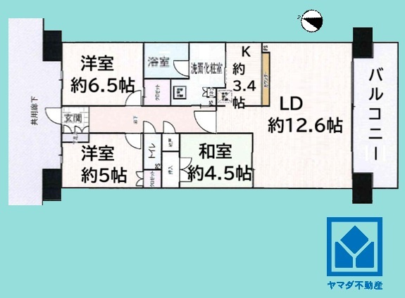 プラウドシティ塚口マークフォレストの間取り