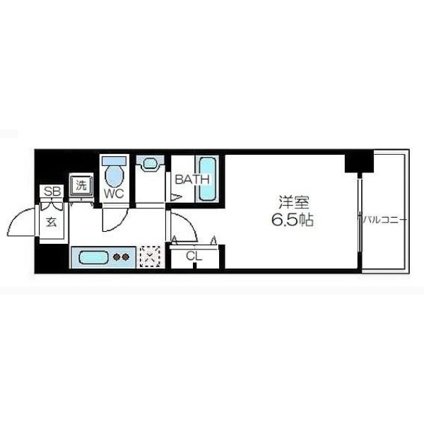 ユーレジデンス淀屋橋の間取り
