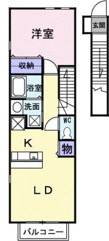 エレガント・カーサⅡの間取り