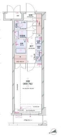 パレステュディオときわ台の間取り