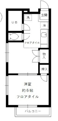コルシード祐天寺の間取り|間取りです。