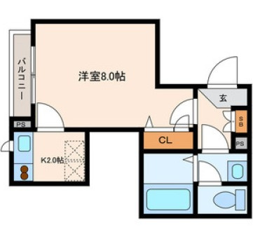 ラ　プリマヴェーラの間取り|間取りです。