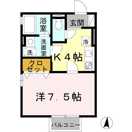 アネックスコートB棟の間取り