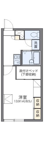 レオパレスサン曙の間取り