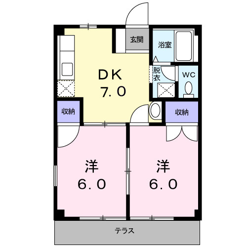 ＳＴハイツの間取り